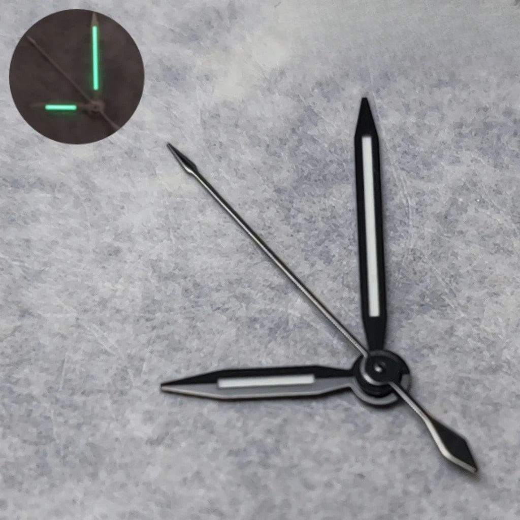 Multicolor Watch Hands with C3 Green luminous for NH34 NH35 4R35 NH36 4R36