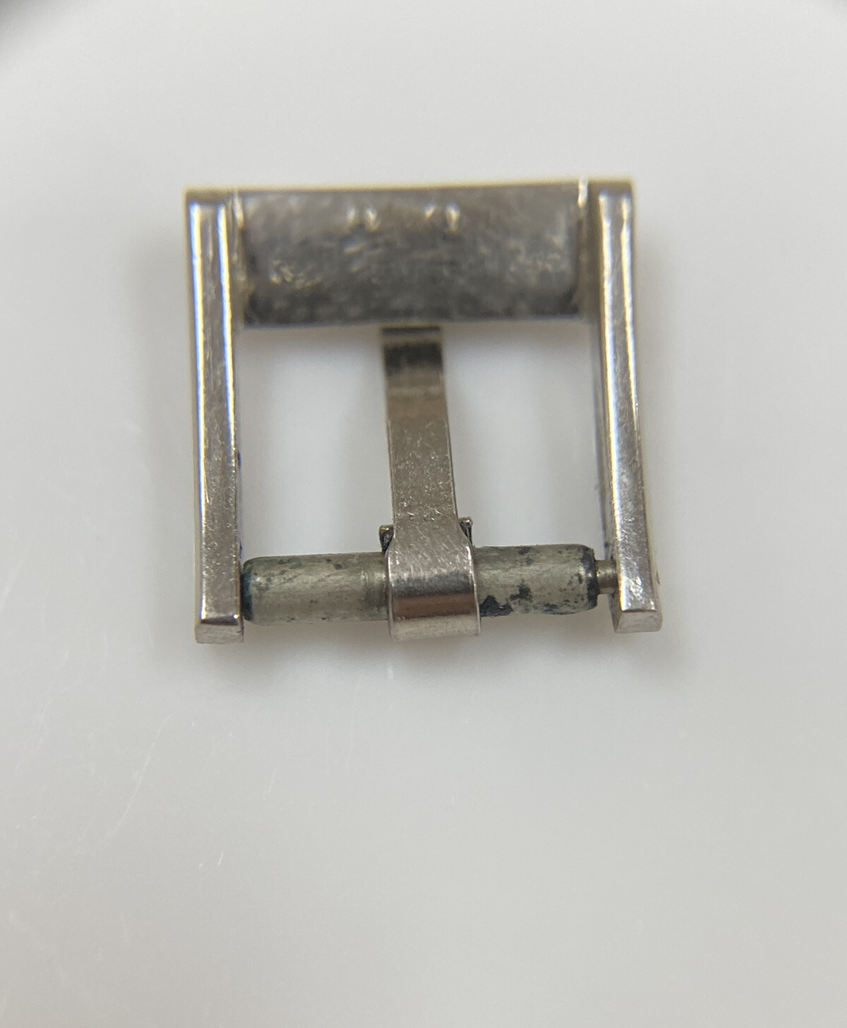 Original Vintage Piaget White Gold “750” 10mm Ladies Leather Band Buckle