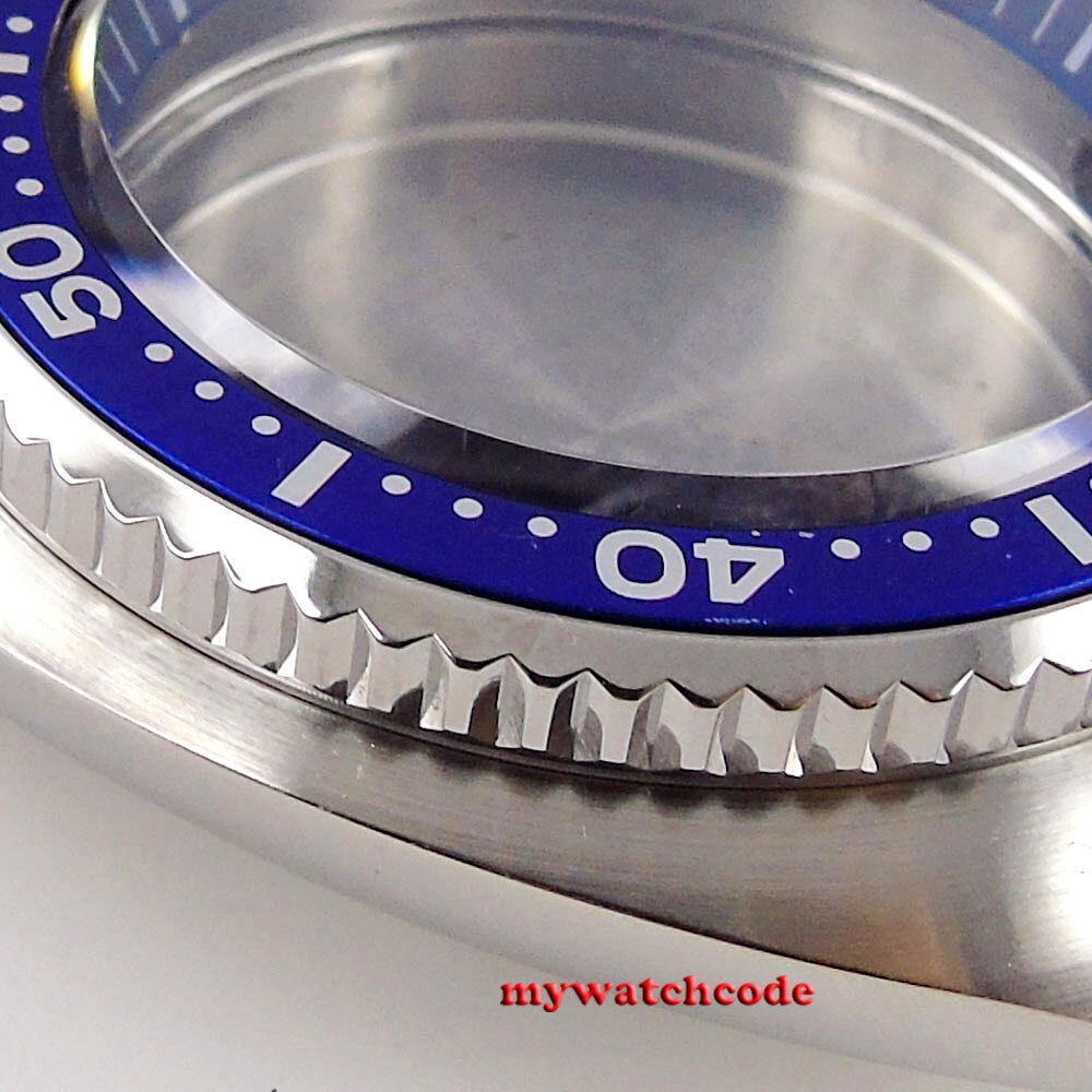 43mm Sapphire glass automatic Turtle Watch Case Fit NH35 NH36 Movement