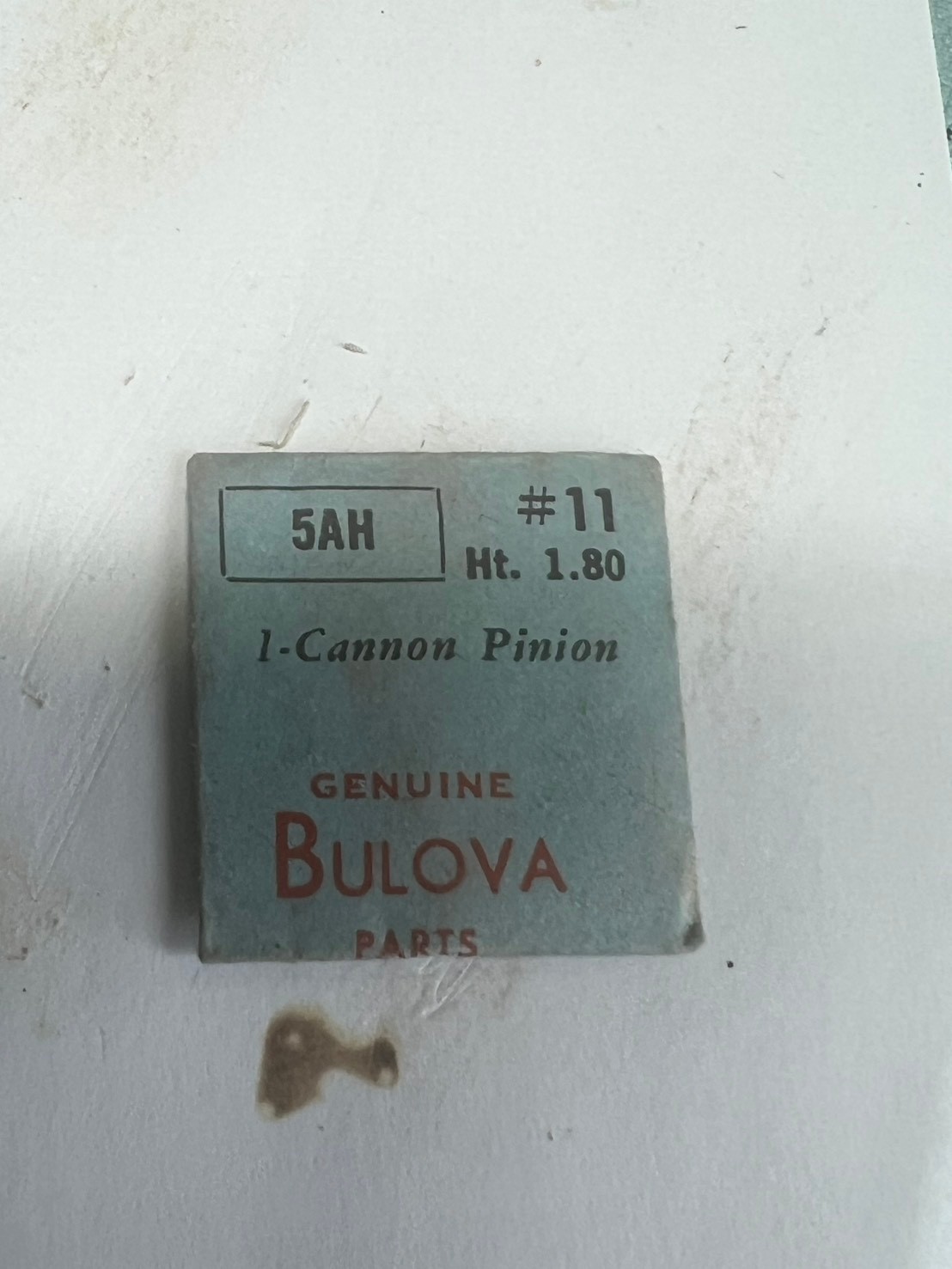 119. Bulova various watch part