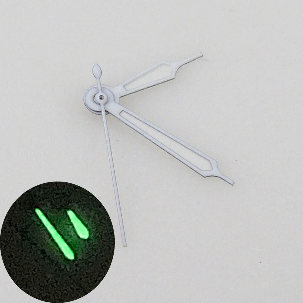 Luminous White Watch Hands for NH35 NH36 ETA2824 PT5000 ST2130 SW200 Movement