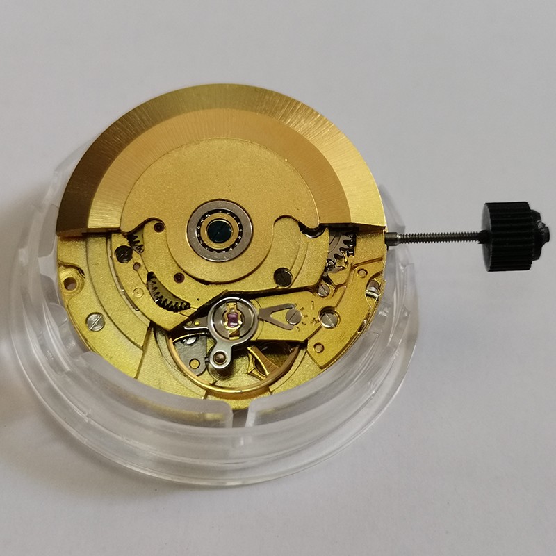 3 Hands Golden Mechanical Watch Movement For China Shanghai 2824 Watch Parts