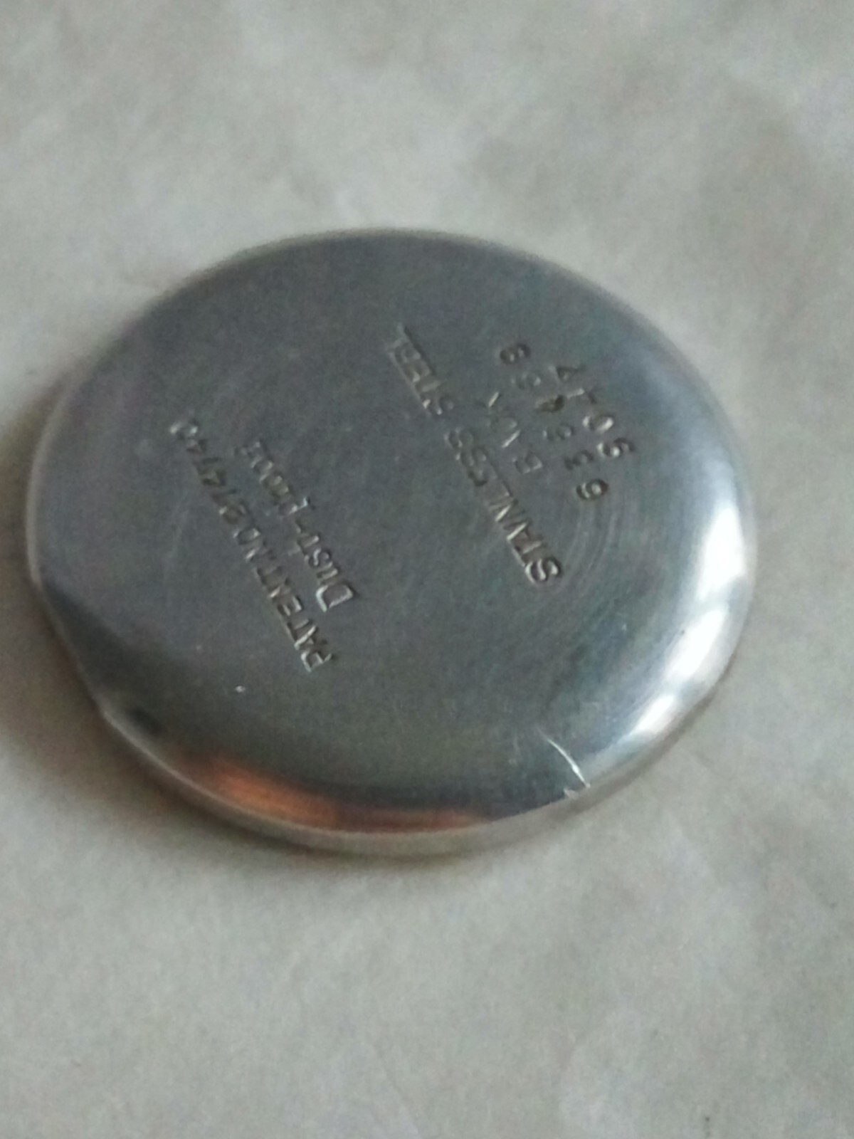 SEIKO Seikosha bottom cover spare parts for WWII Japanese Navy Imperial Army wri