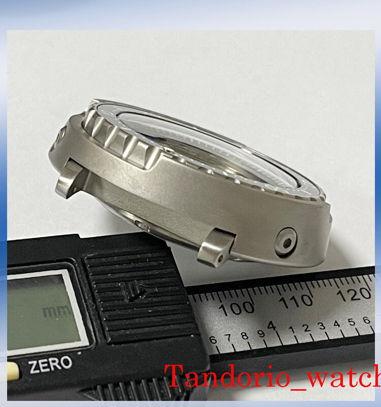 47mm Titanium Watch Case Sapphire Fit NH35A SKX007 SBBN031 200M Waterproof parts