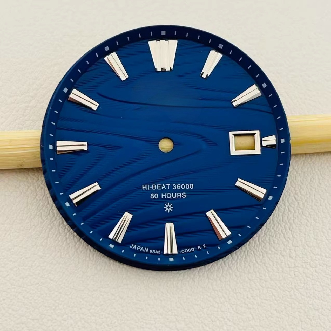 NH35 Dial 33.5mm No Luminous Desert Pattern GS Case for NH35 Movement Watch Part