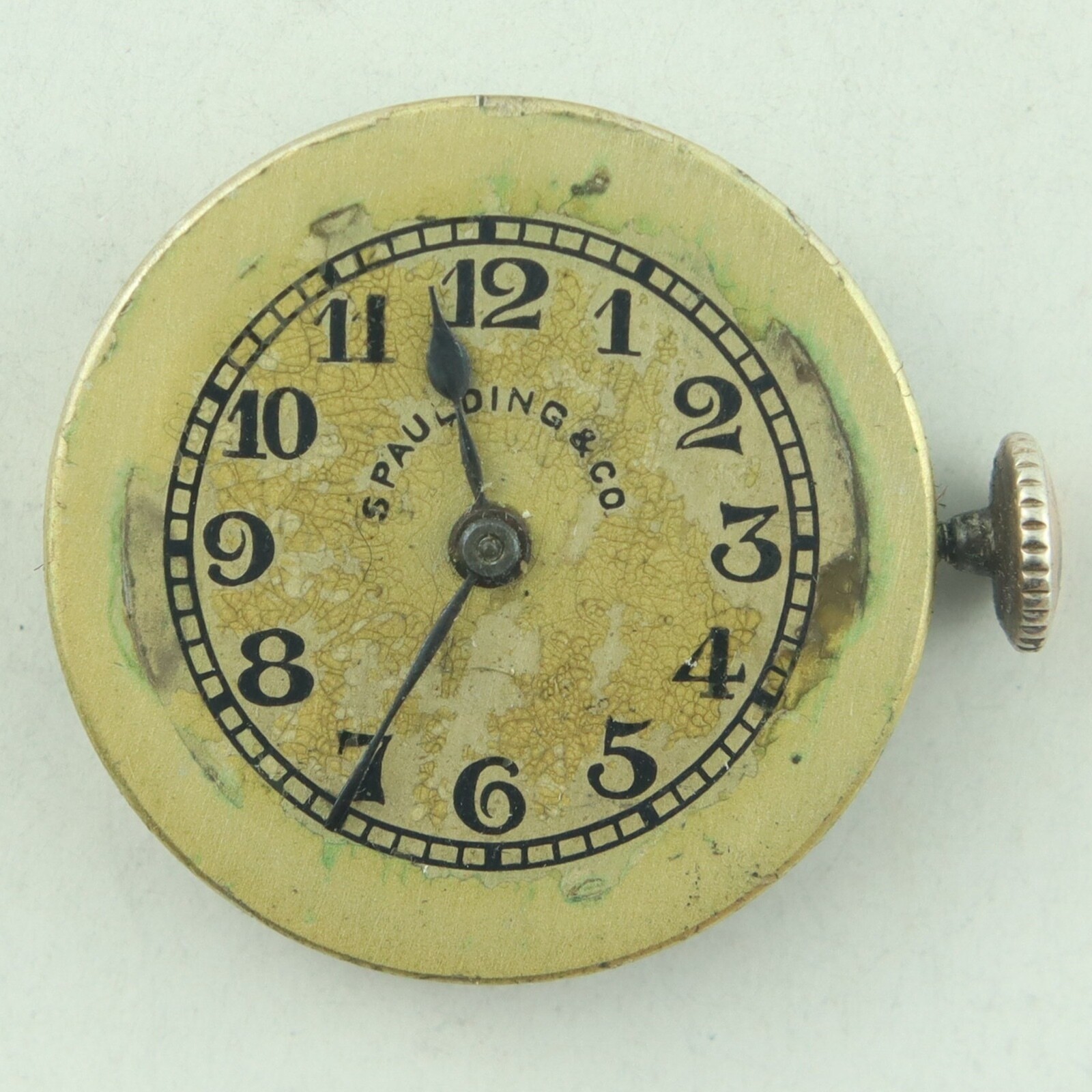 Vintage 19.5mm Huguenin for Spaulding Ladies Wristwatch Movement High Grade