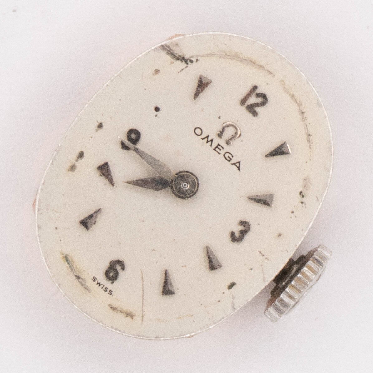 Vintage Omega Caliber 481 17-Jewel 2-Adjustment Wristwatch Movement, Runs