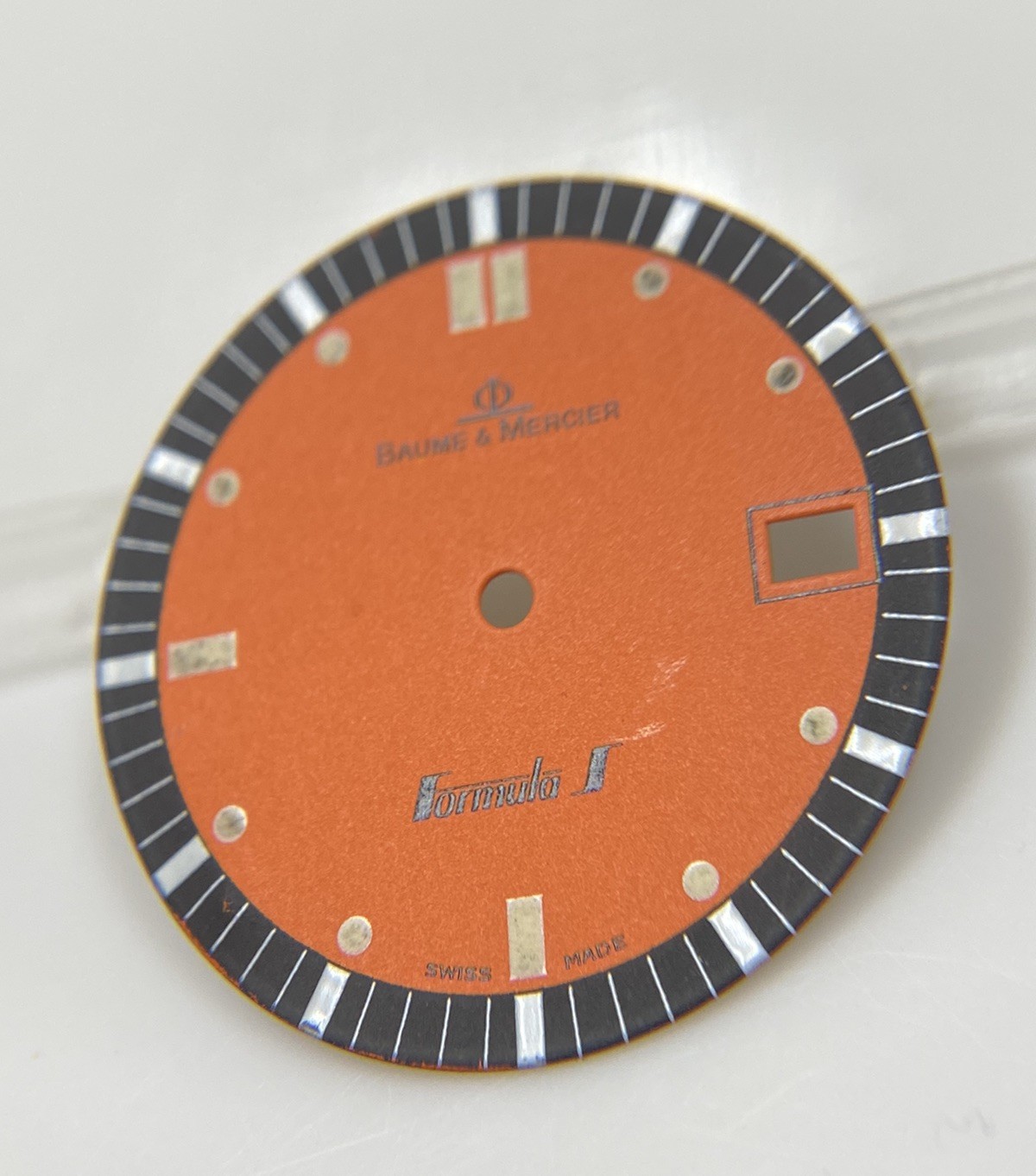 Original Baume & Mercier Formula S MV04O16 Orange/Black Dial