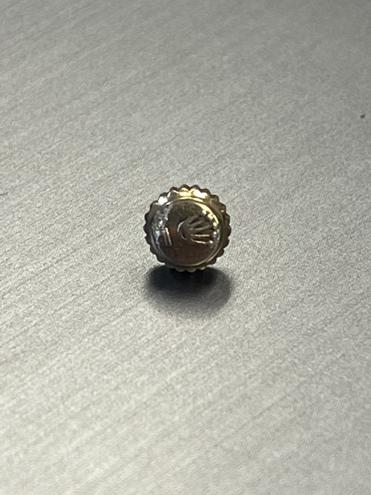 (Scratched) ORIGINAL ROLEX GOLD CROWN 241 24-530-8
