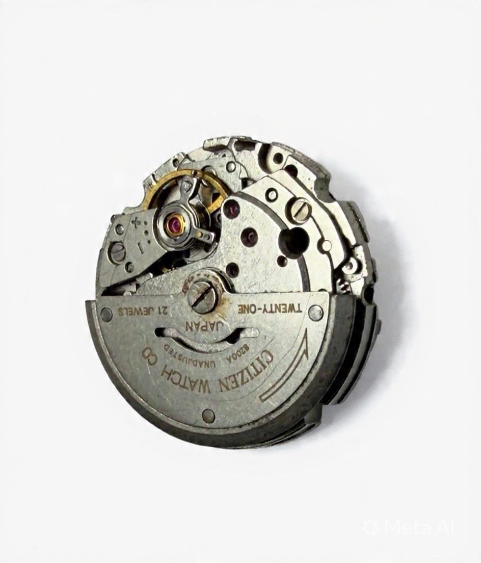 Citizen 8200A Movement For Parts Replacement Steering Wheel Axis