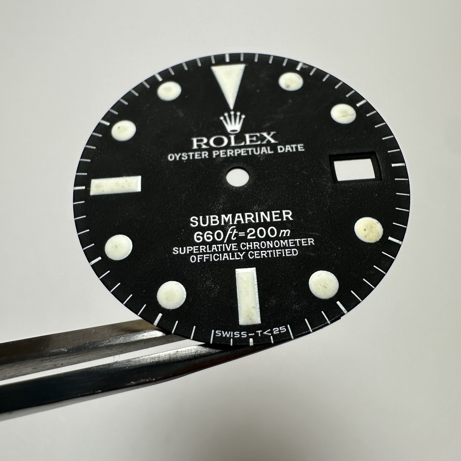 Rolex Submariner Swiss T 25 Service 1680 dial used