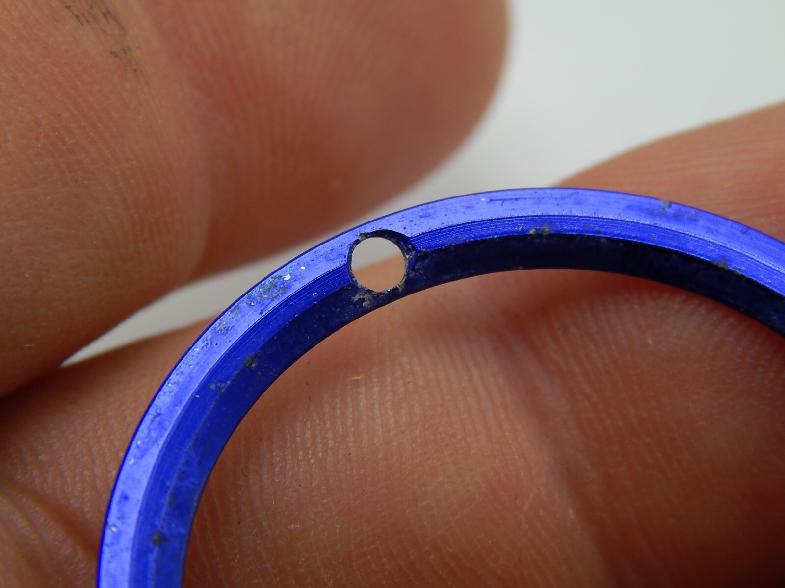 Vintage Rolex Submariner Blue Bezel Insert For 16613 16618 16608 Genuine no dot