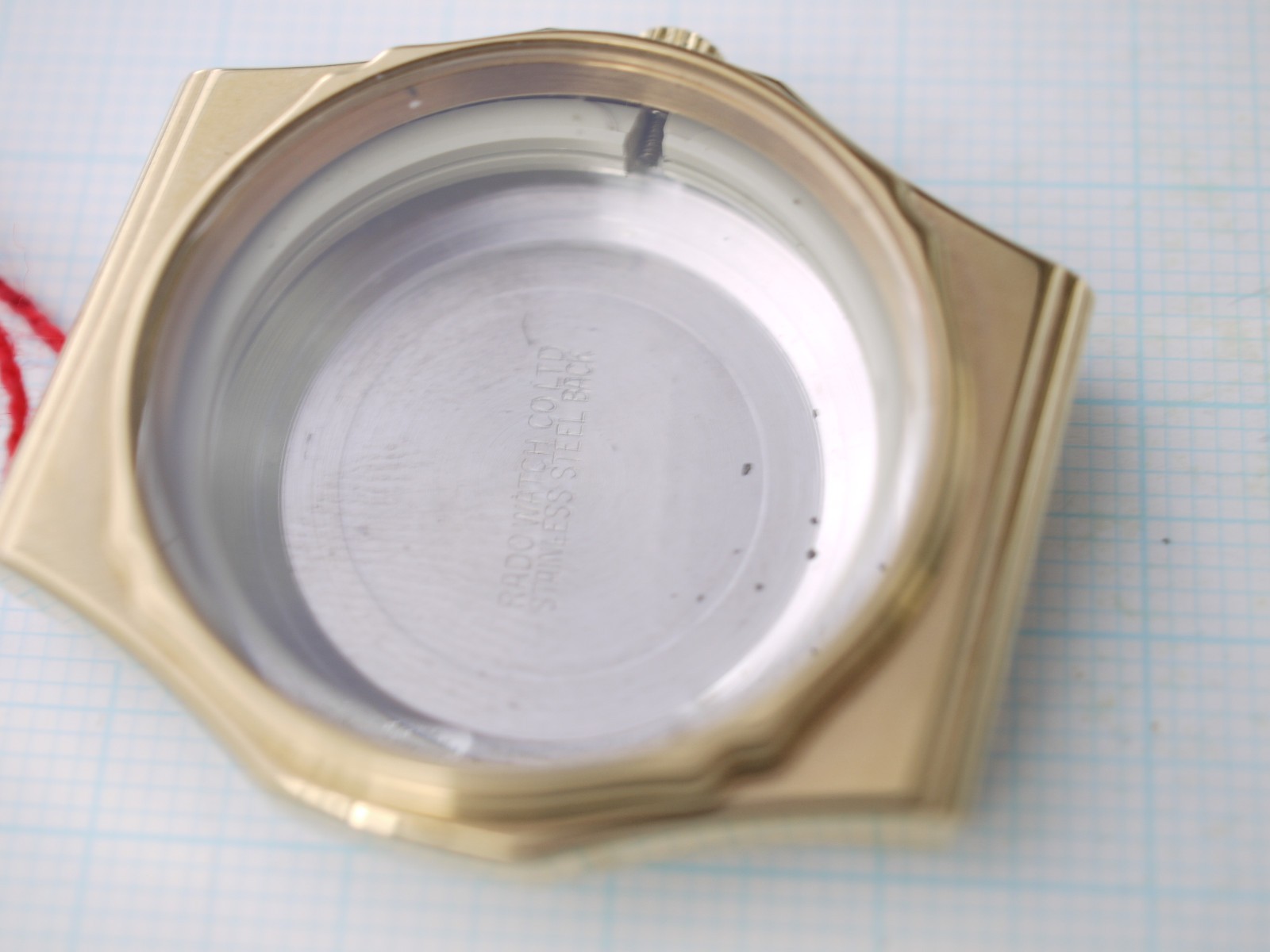 RADO Ref. 205600004 Gold Plated Special crysta Ø 34mm Very beautiful Case