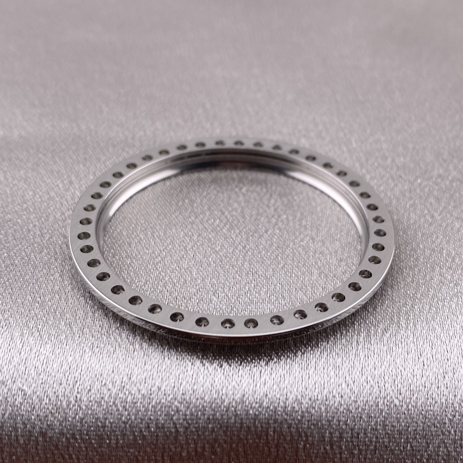 Custom diamond Stainless bezel 41mm Rolex Datejust 3.0 CTS.REF. 116300/116334