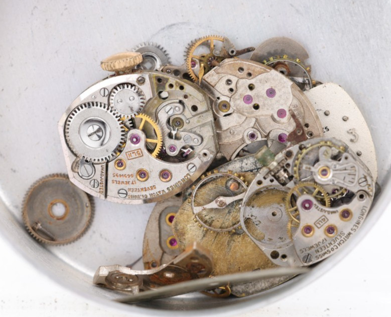 LONGINES SWISS LADIES 17j WRIST WATCH MOVEMENTS PARTS DIALS, 5LN, 4LL (OF)