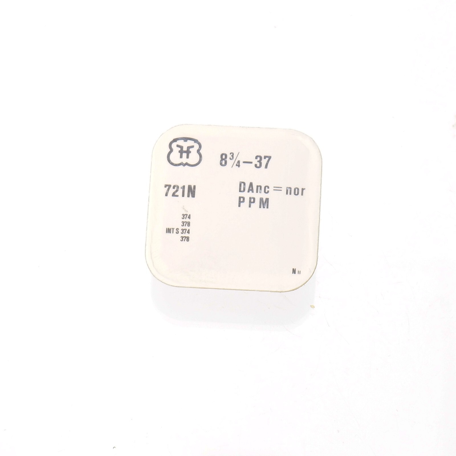 FF 37 FONT, 374 Balance Complete Watch Part Bestfit 721/1990 New Old Stock