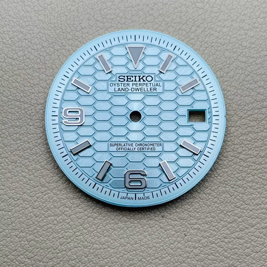 28.5mm 31mm Watch Dial Blue Green Luminous For NH35 NH36 Movement Watch Parts
