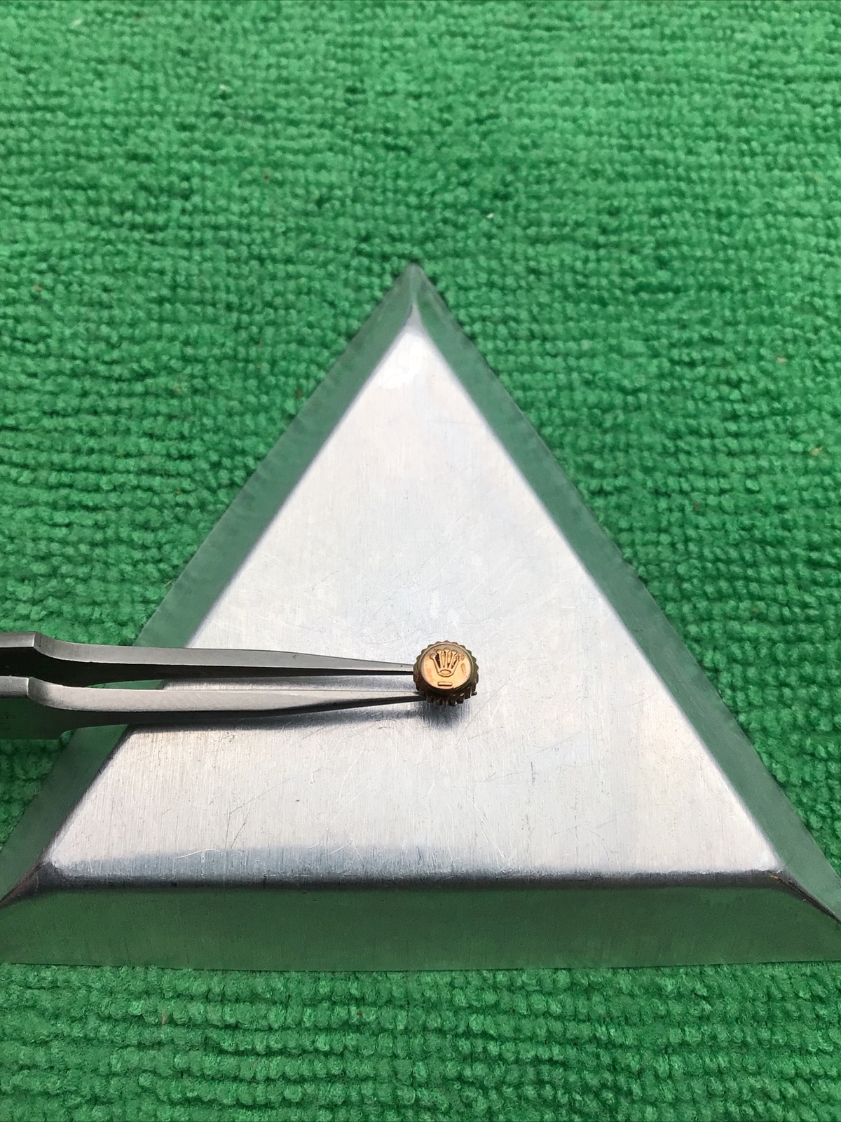 Genuine Rolex Crown 24-530-83, 18k Rose Gold (1)