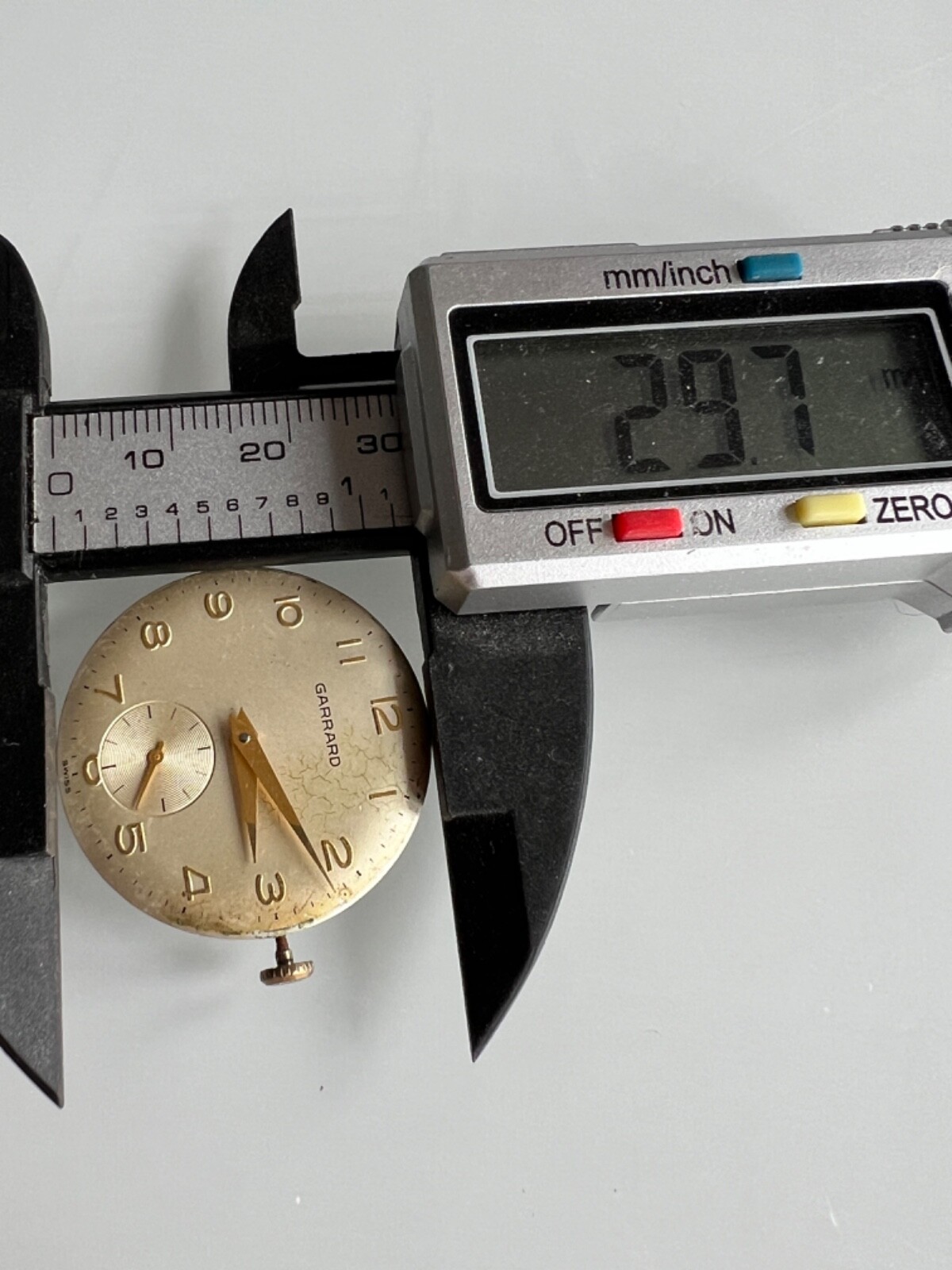 GARRARD cal. 391 Mechanical Hand Wind 17 Jewels Watch Movement Working