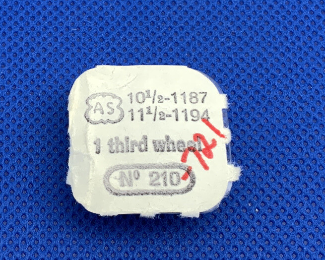 AS 1187 10 1/2 Third Wheel 210/721. Sealed. New Old Stock. 664-774 L