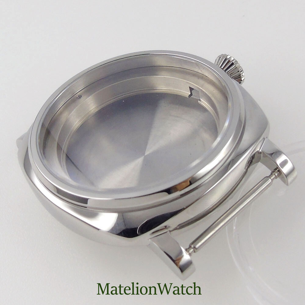 42mm Diving Square Watch Case Fit NH35 NH36 200M Waterproof AR Coating Sapphire