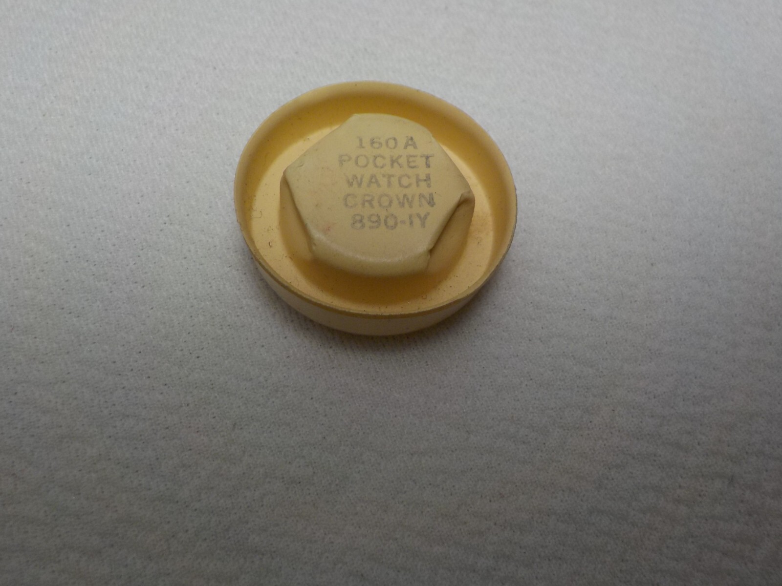 VINTAGE 7.2 MM GOLD FILLED POCKET WATCH CROWN WATCHMAKERS REPLACEMENT PART