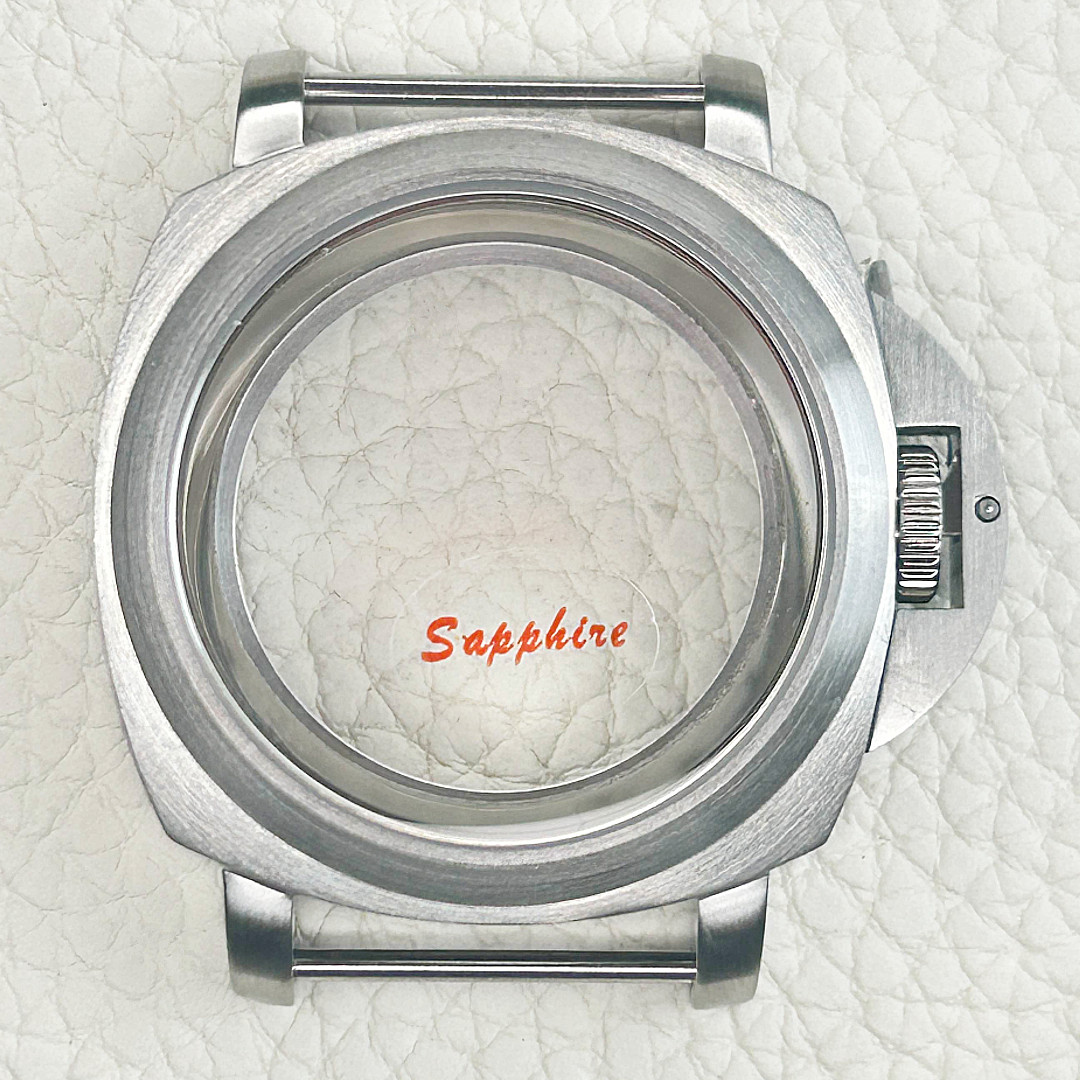 Silver 40mm For NH35 NH36 4R35 Movement Watch Case Sapphire Glass 28.5mm Dial
