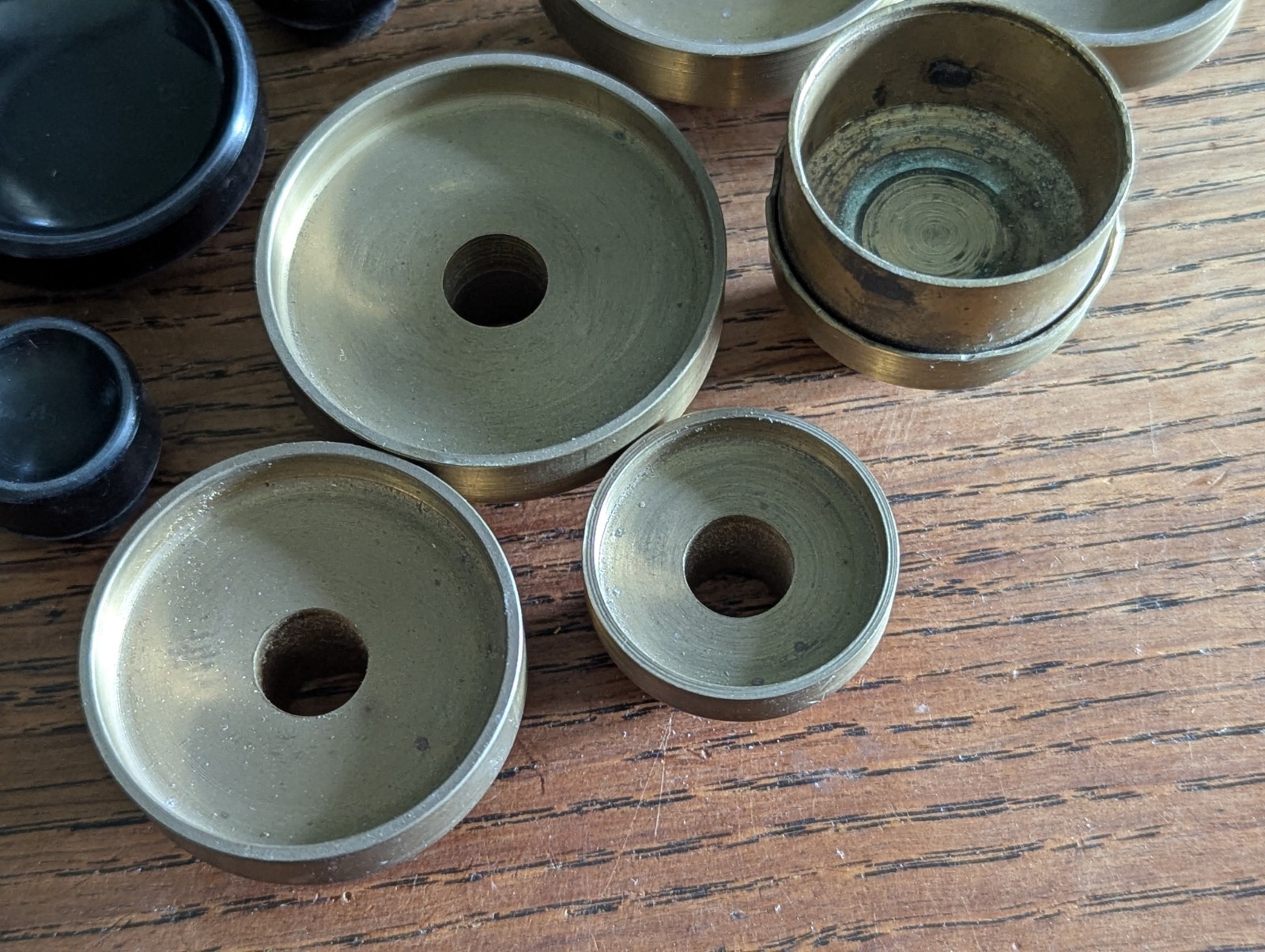 Robur Crystal Press Dies, Brass / Bakelite, Used, Various Sizes #S270