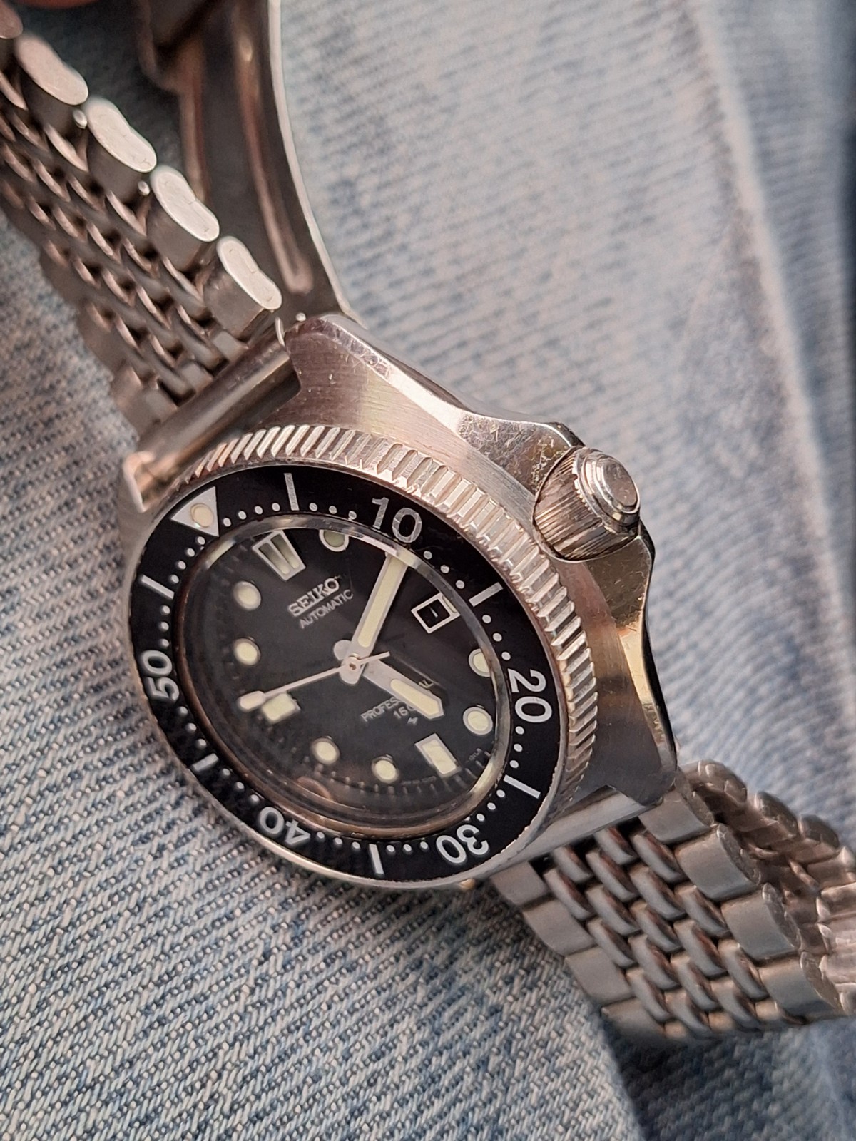 SEIKO Lady Apocalypse 2205-0769 Mini Willard MarineMaster BOR Bracelet 1970