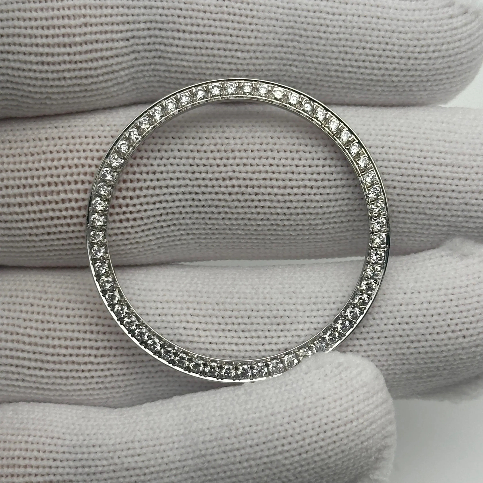 Custom Alloy Bezel Lab Diamonds 1.10ct for 36mm Datejust Model