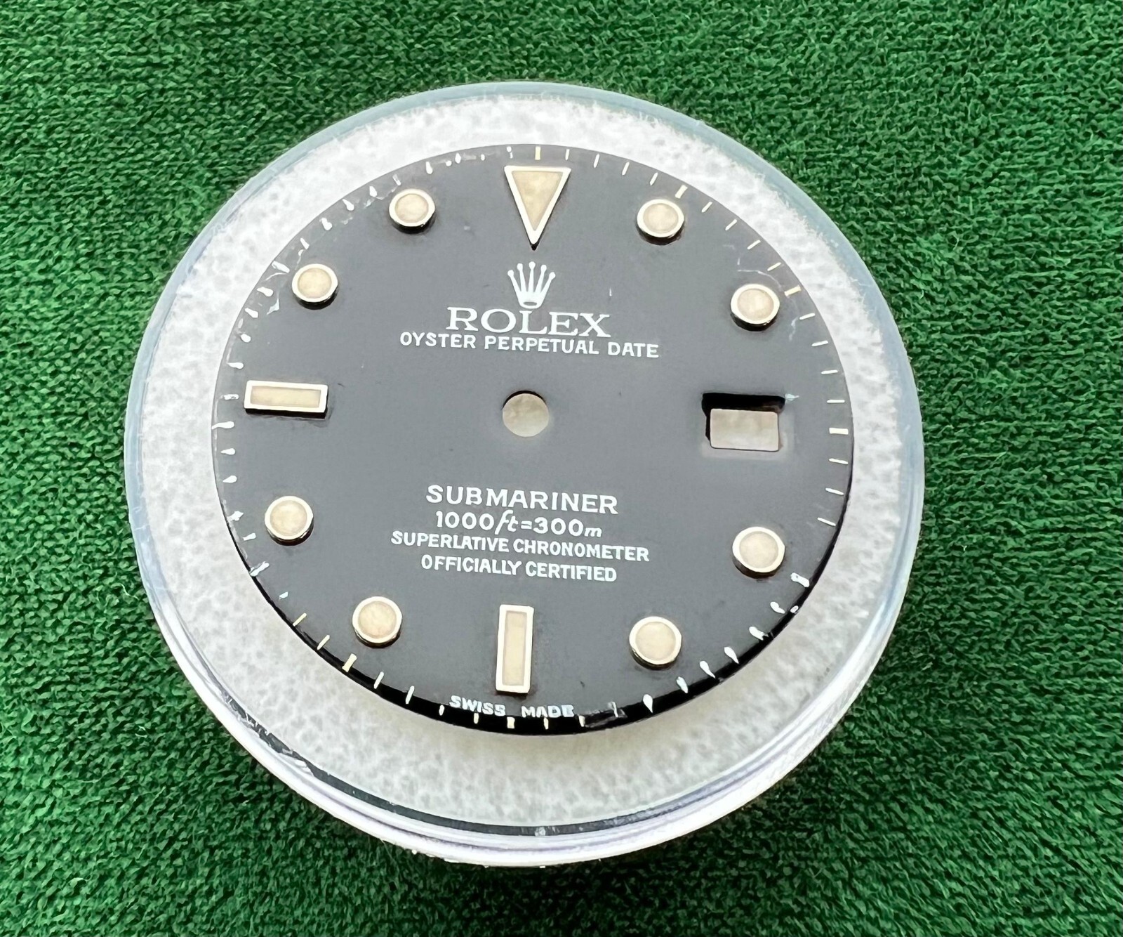 Authentic Rolex Submariner Date Glossy Black Dial Part Ref. 16800/16610 – OC#267