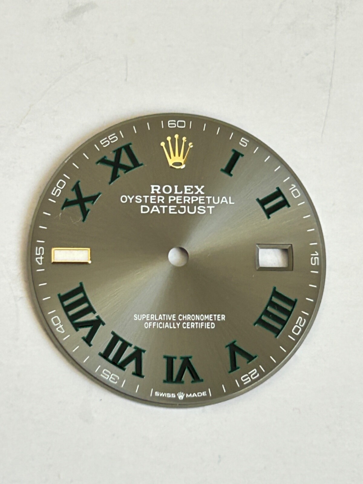 NEW Original Rolex Wimbledon 126231 Datejust 36mm Two-Tone Yellow Gold Dial