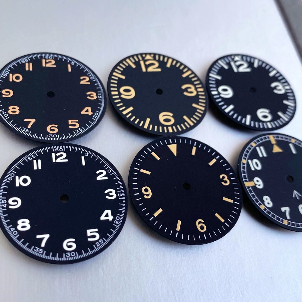 29mm MOD Watch Dial Hand Lume Fit NH35 NH36 NH38 PT5000 for Pilot Dive Watch