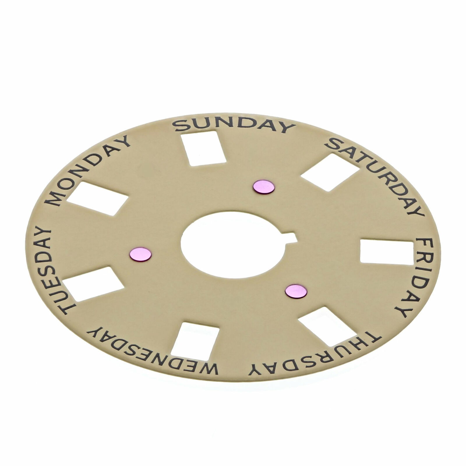 Day Disc For Rolex President Day-Date 3055 Movement Champagne Yellow