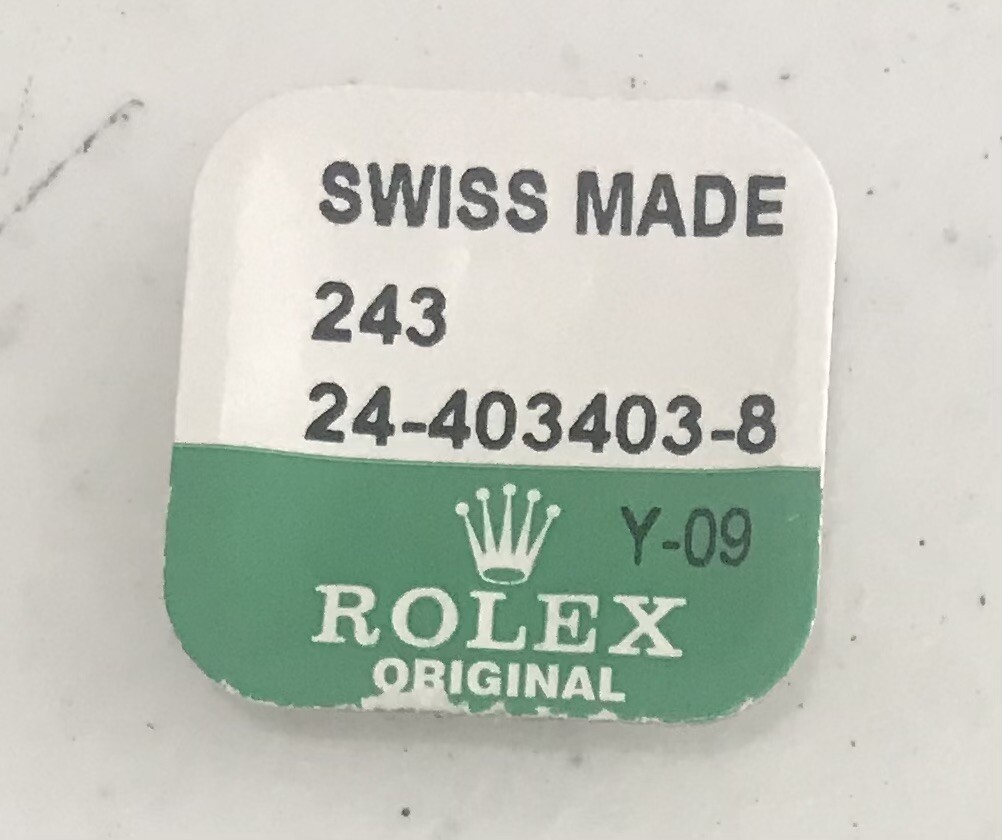 Rolex Cellini 4160-8, 4341-8, 4660-8 Gold Crown 24-403403-8 -New Sealed Package