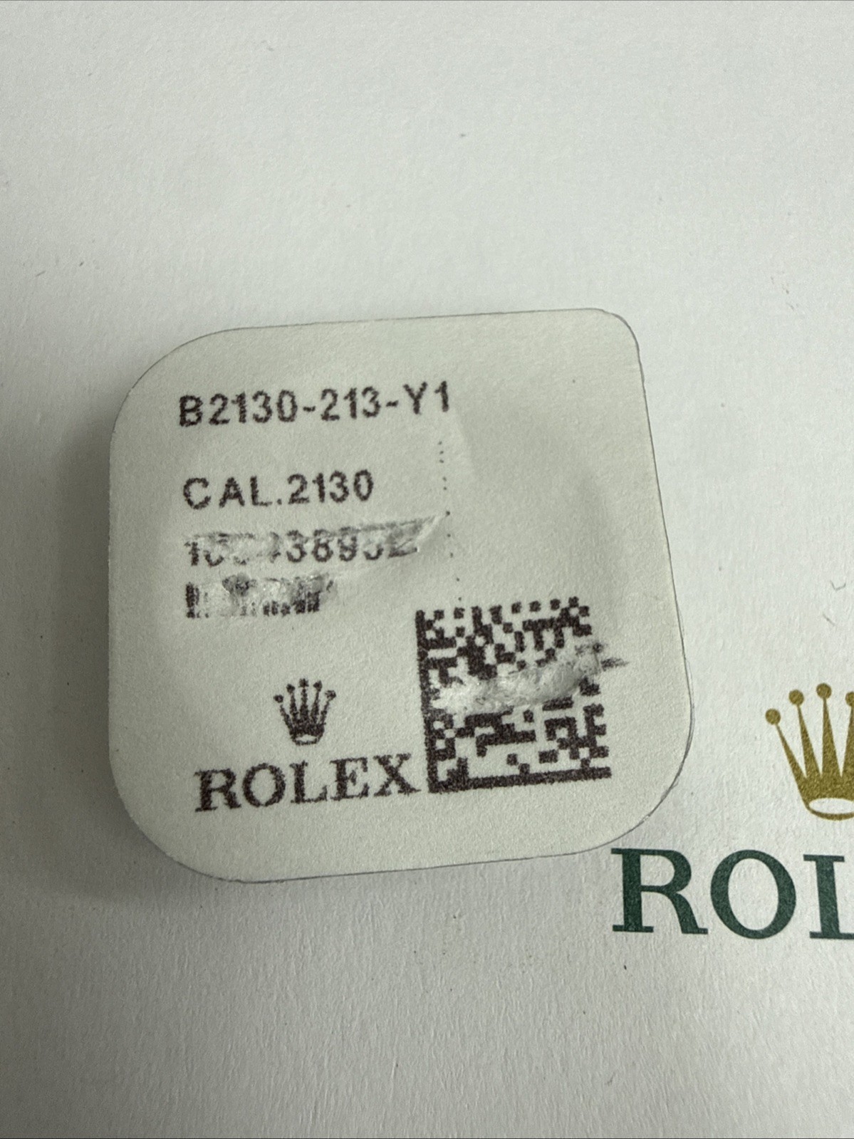 GENUINE Rolex 2130 213 Intermediate Crown Wheel New Factory Sealed