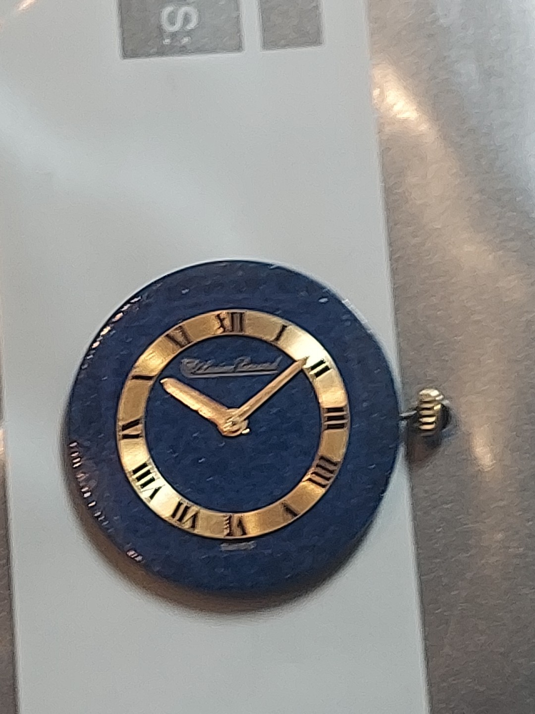 Lucien Piccard Lapiz Lazuli Dial Beautiful Cal 48 Mens 17 Jewels W. Movement
