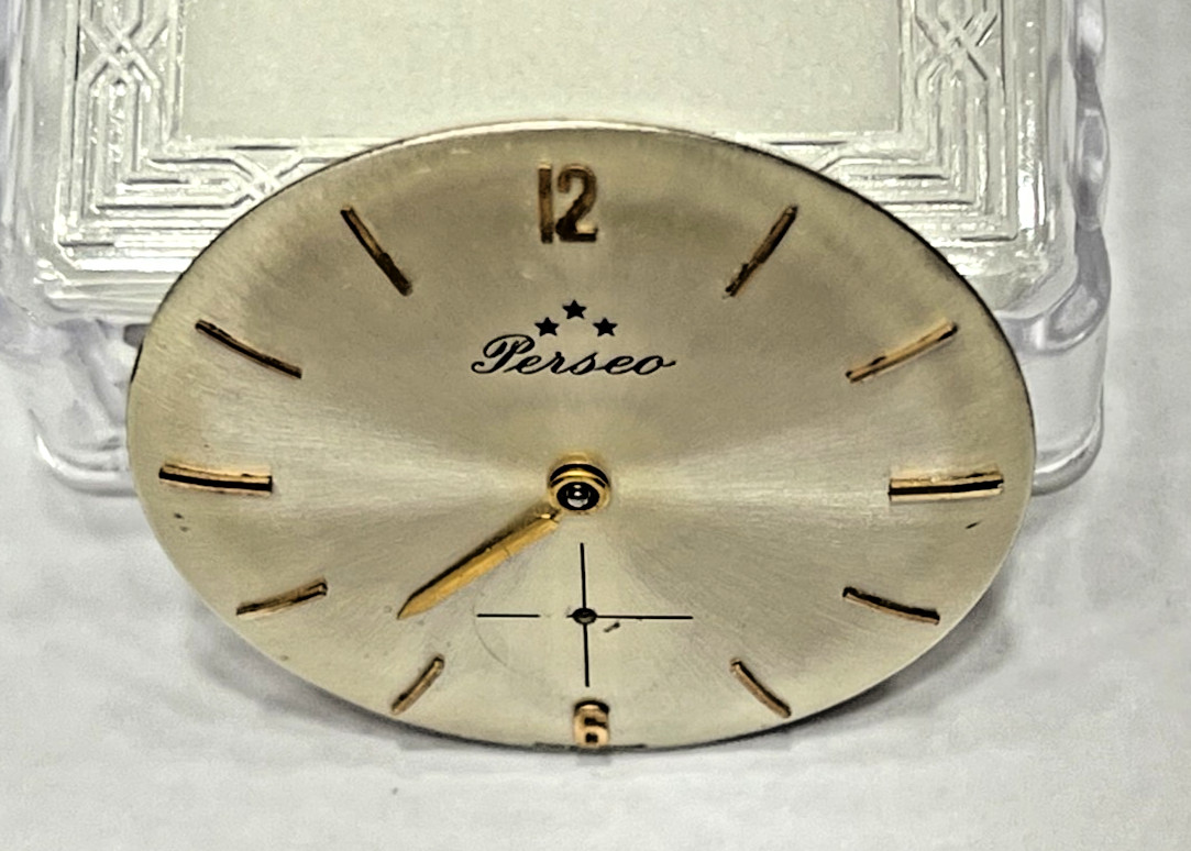 Manual Cal.678 Movement & Dial Perseo Swiss Made Selling For Parts