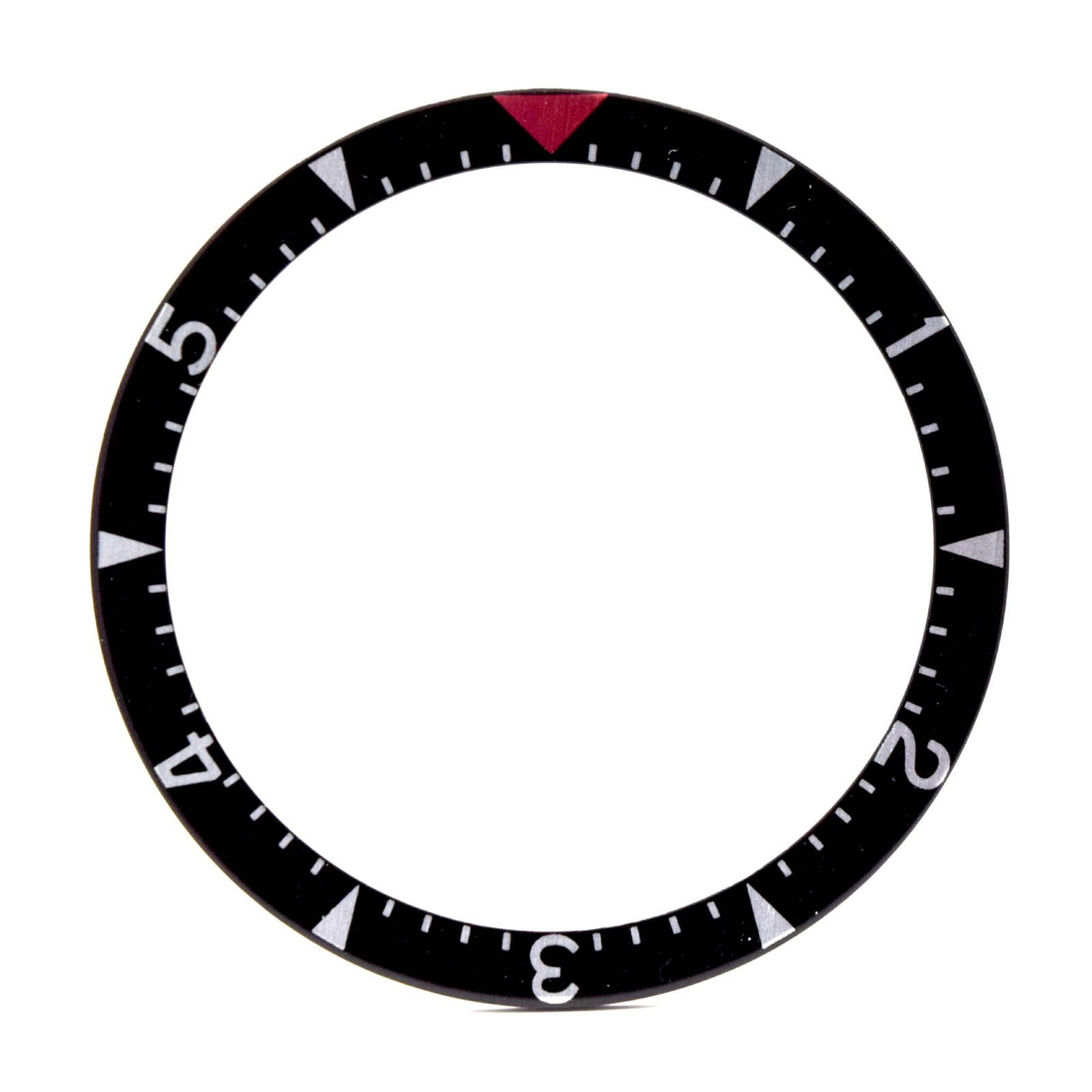 SKX007/SRPD Flat Bezel Insert – Black/Silver/Red – CT6131