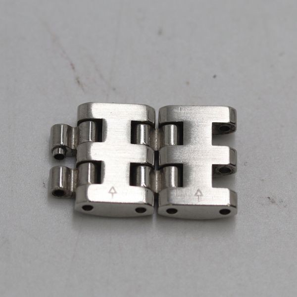 Omega De Ville Bracelet Links 12mm Silver 2 Links
