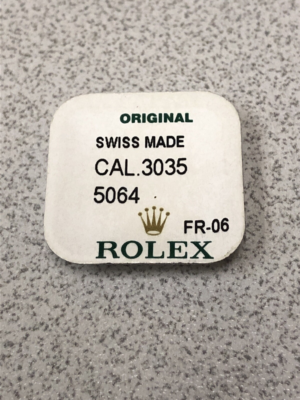 Genuine Rolex Part Calibre 3035 5064 Axle for Oscillation Weight-Factory Sealed