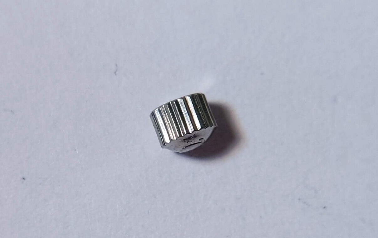 Genuine Omega CROWN S/S 3mm diameter. NEW, domed