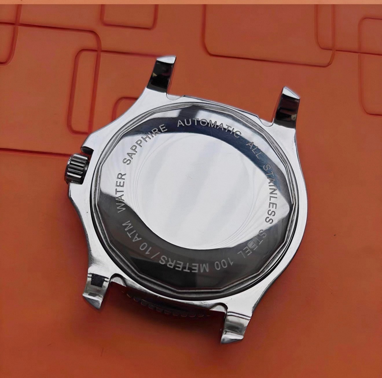 42MM Retro Vintage Style Stainless Steel Sapphire Glass Watch Case For 2824