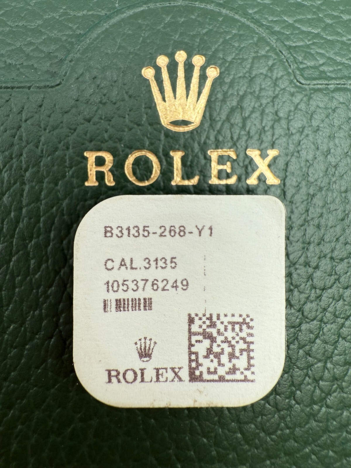 ROLEX Cover Mechanism Mounted Rolex for Caliber 3135 Part # 268 Original Rolex