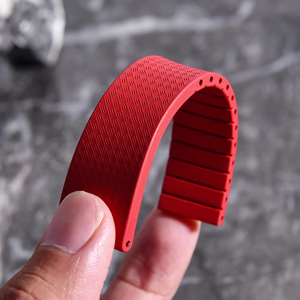 New Design CTS Fluororubber Watch Strap 18mm 19mm 20mm 22mm Quick Release Origin