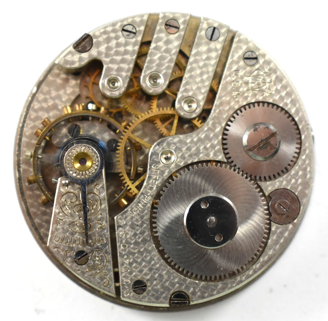 Vintage Trenton W.Co USA 16s Hunting Pocket Watch Movement lot.we