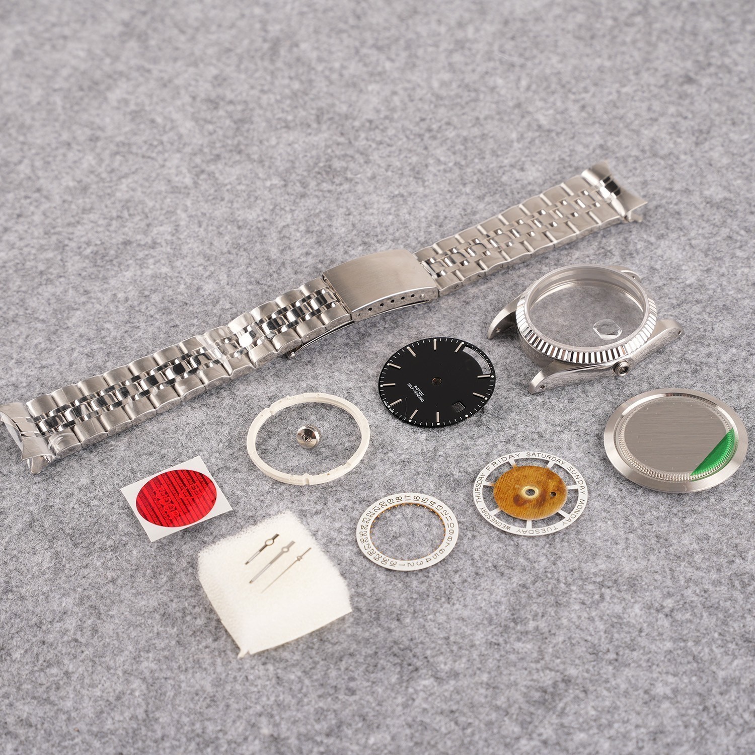 For 2836 2834 2846 After-sales accessories DIY 36mm Watch Steel Case kit