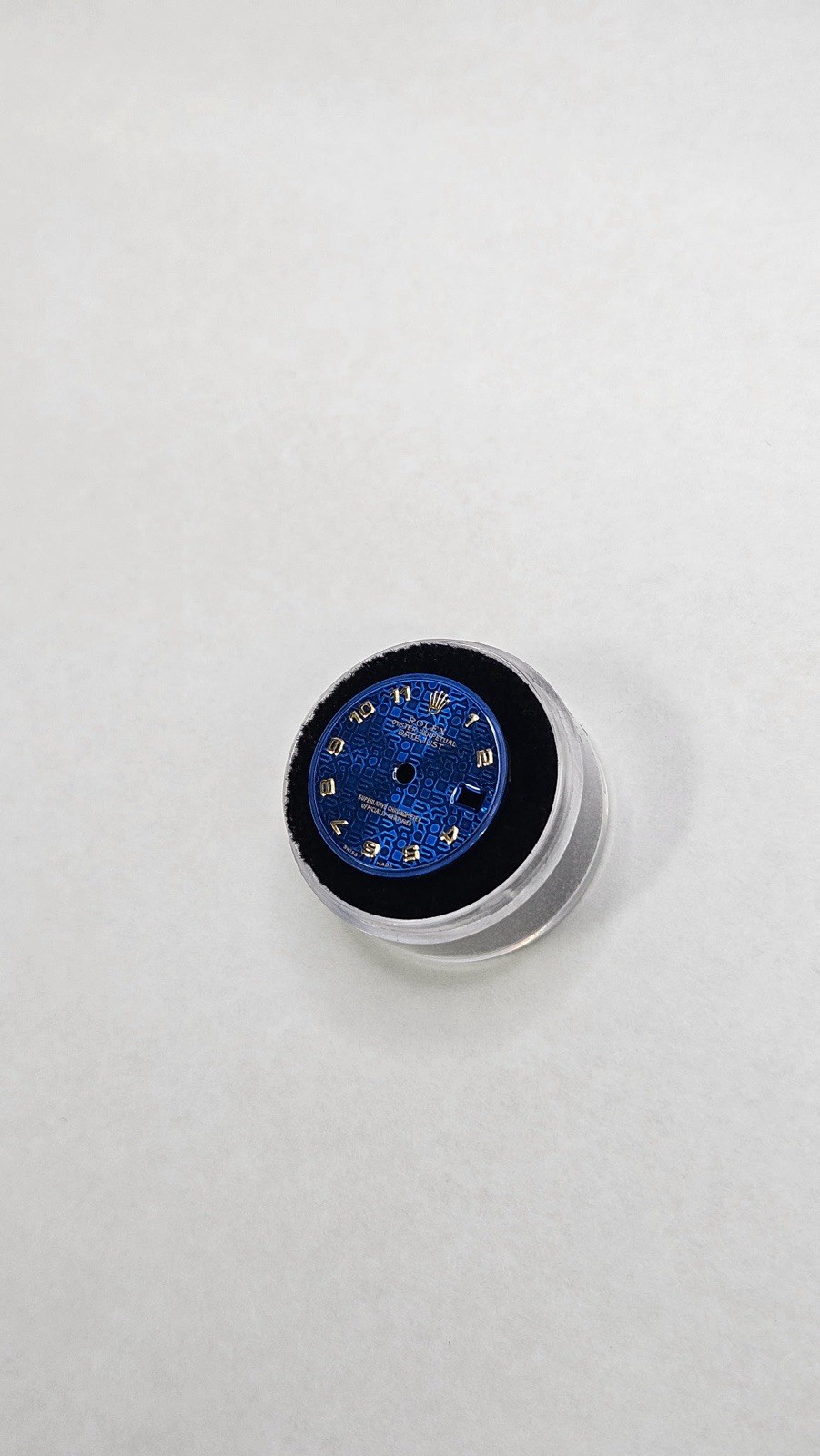 Genuine Rolex 26mm Ladies Blue Jubilee Dial With Gold Arabic Numbers