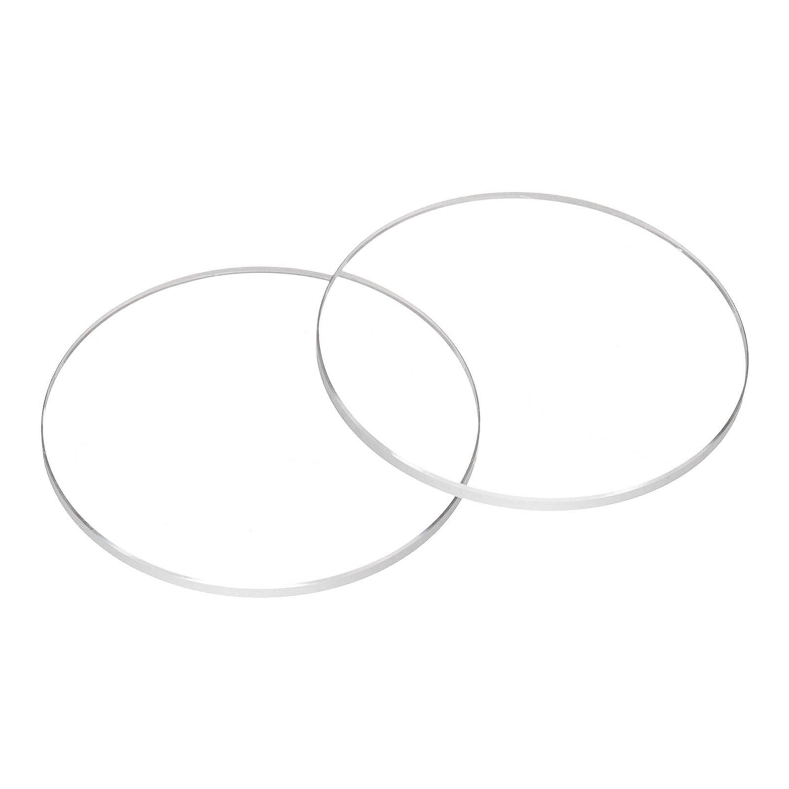 2pcs Watch Crystal Glass Lens 28.5mm x 1.0mm Beveled Edge Flat Glass Crystals