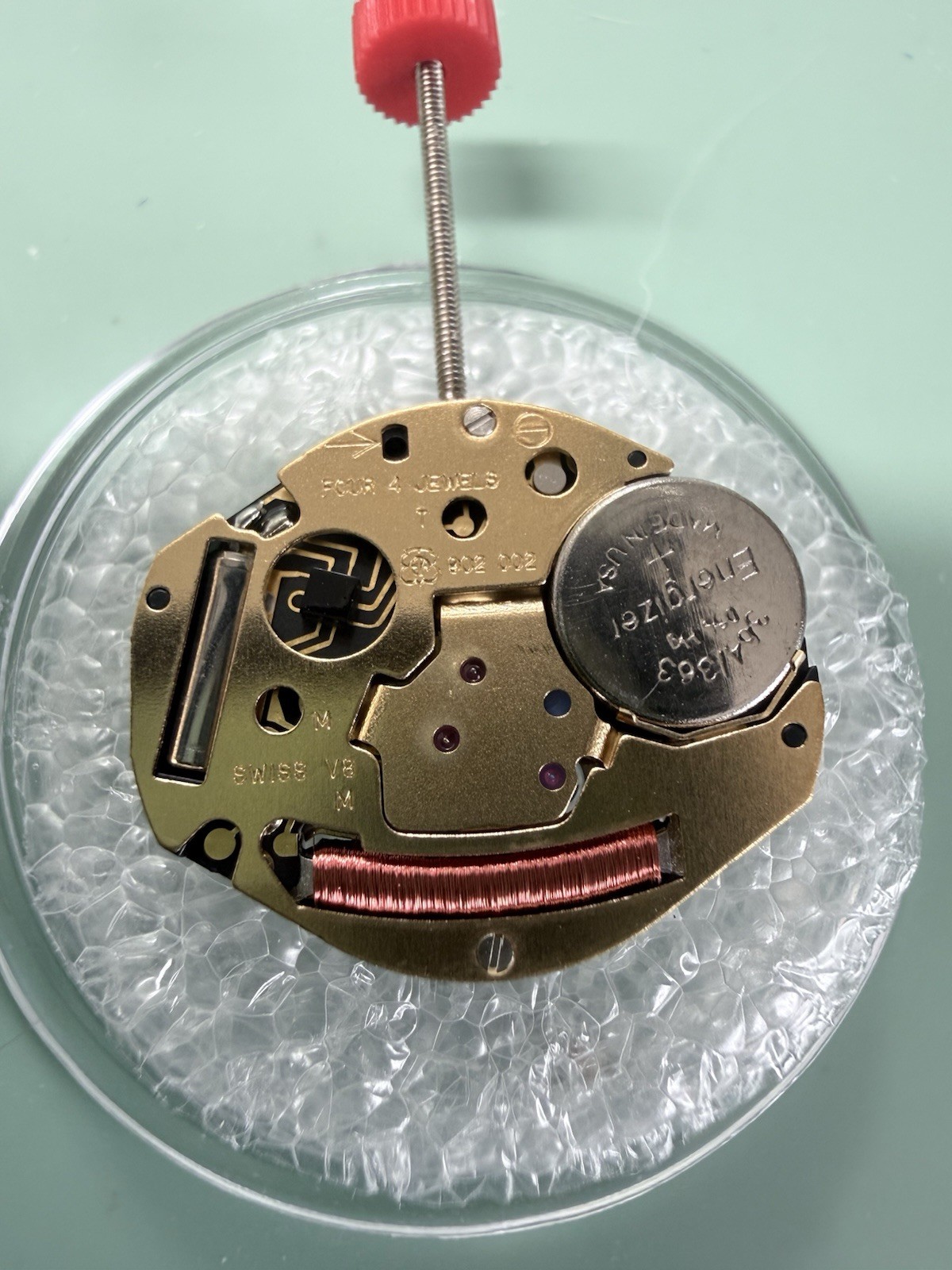 Watch Movement Quartz ETA 902.002 Working. USED.